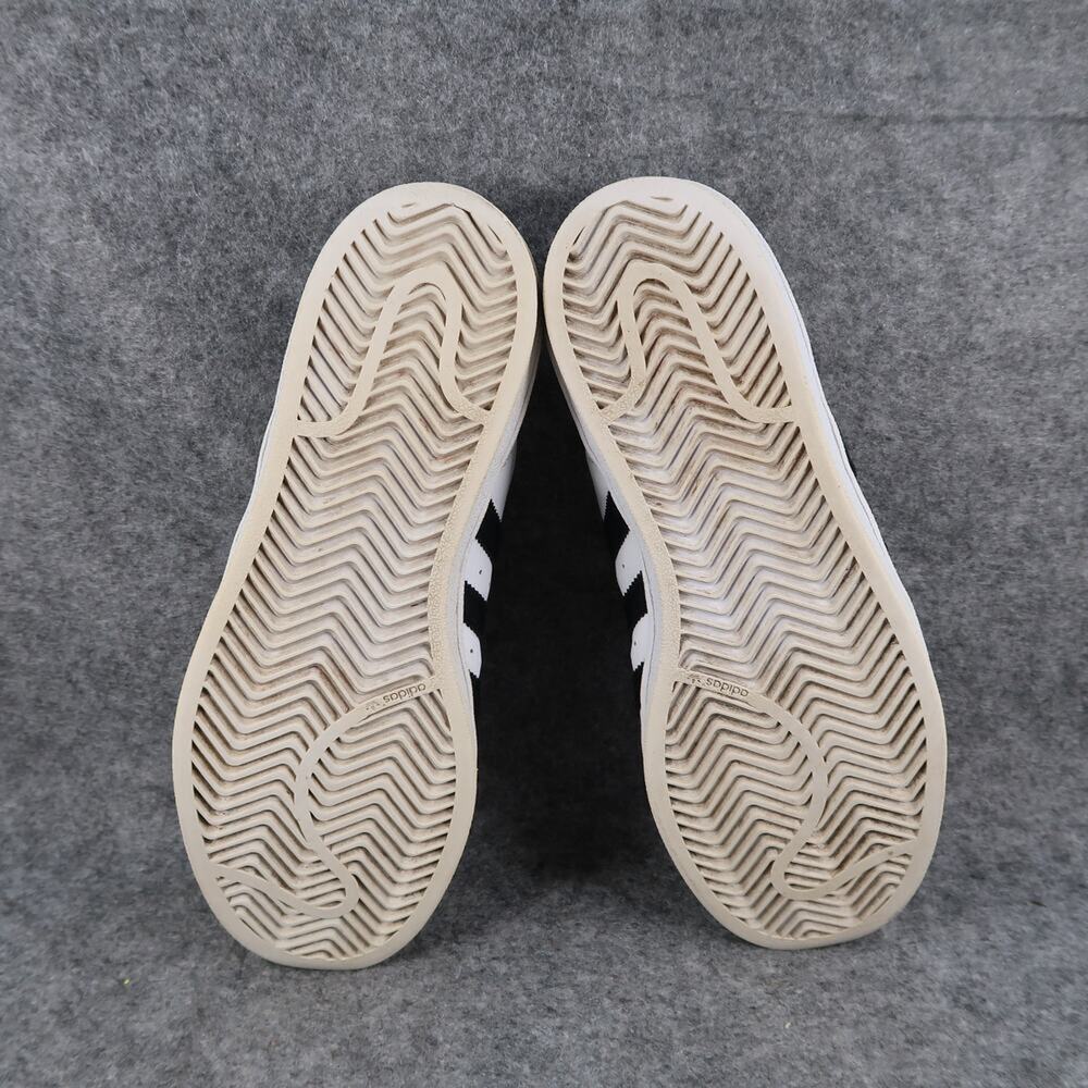 Adidas Shoes Kids 5 Sneakers Superstar Casual Lifestyle White Black Lace Up Low - Picture 11 of 13